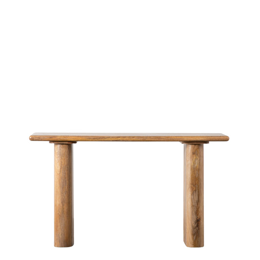 Beckett Contemporary Mango Wood Console Table 135cm