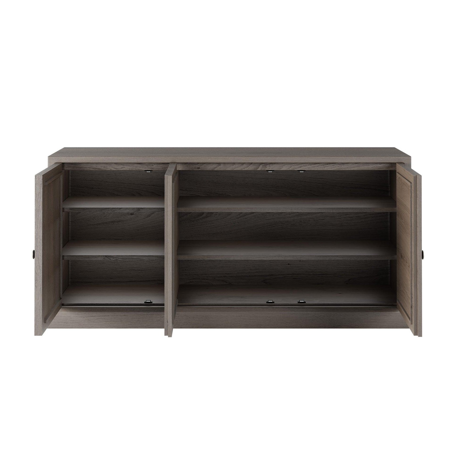 Bentley Sideboard 160cm | Grey Aged Oak - Salty Casa