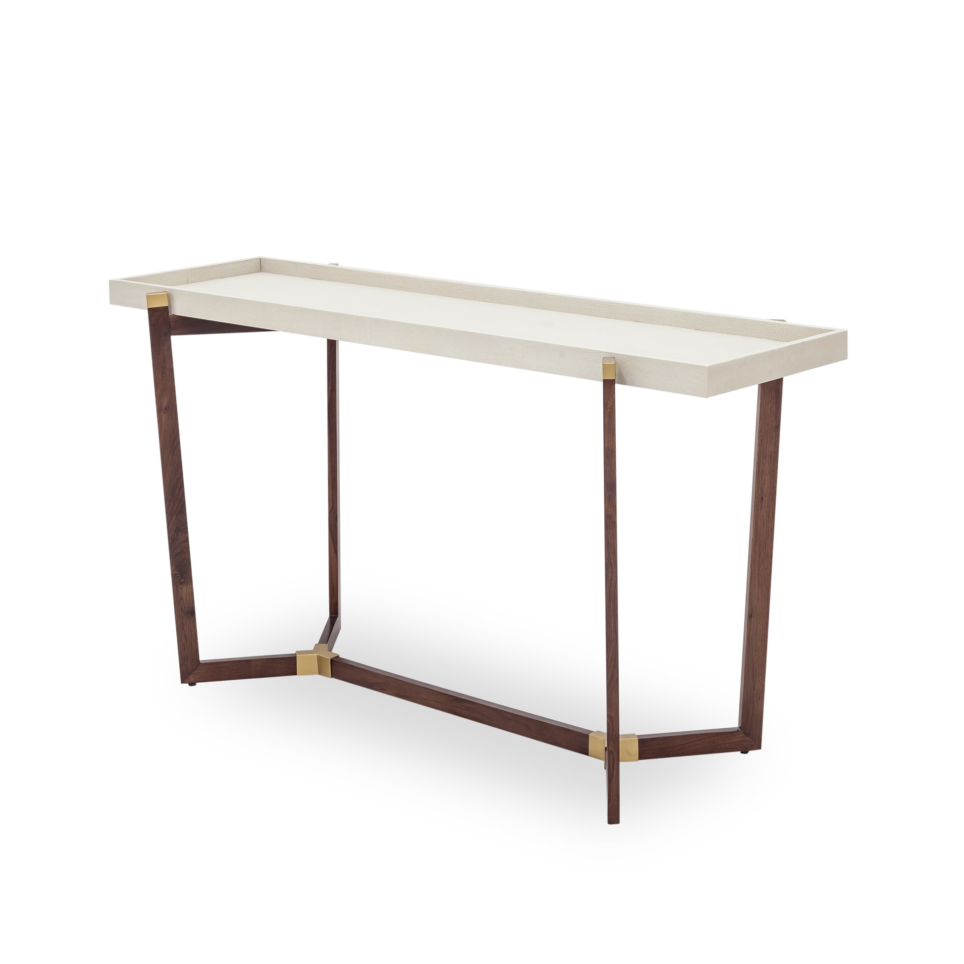 DI Designs Hambledon Console Table | 140cm | Cream Shagreen