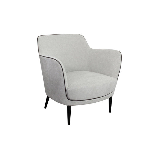 Agatha Art Deco Inspired Beige Armchair - Salty Casa