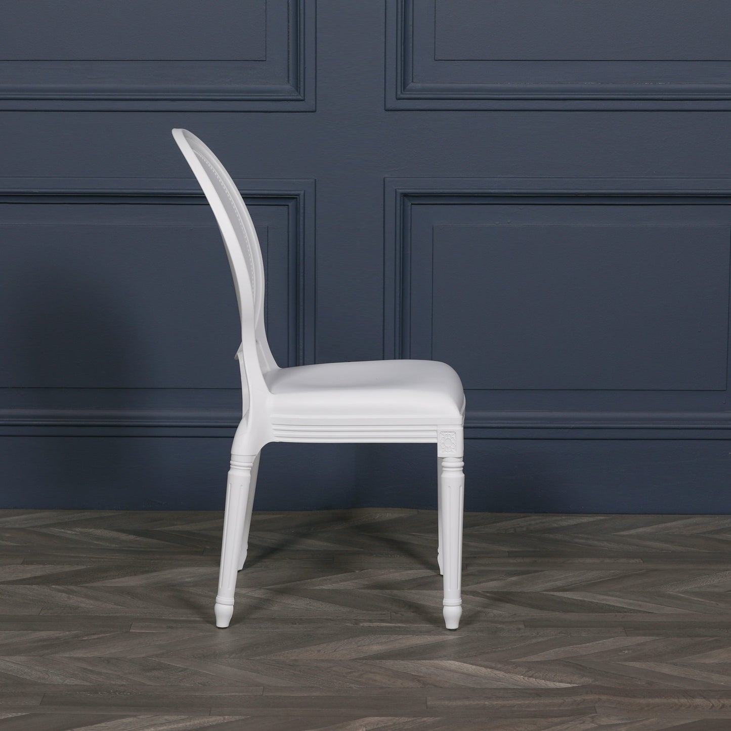 Pura Interiors Louis Dining Chair | White