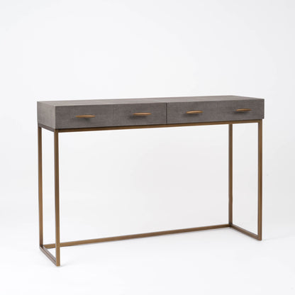 Hampton Faux Shagreen Console Table | 122cm