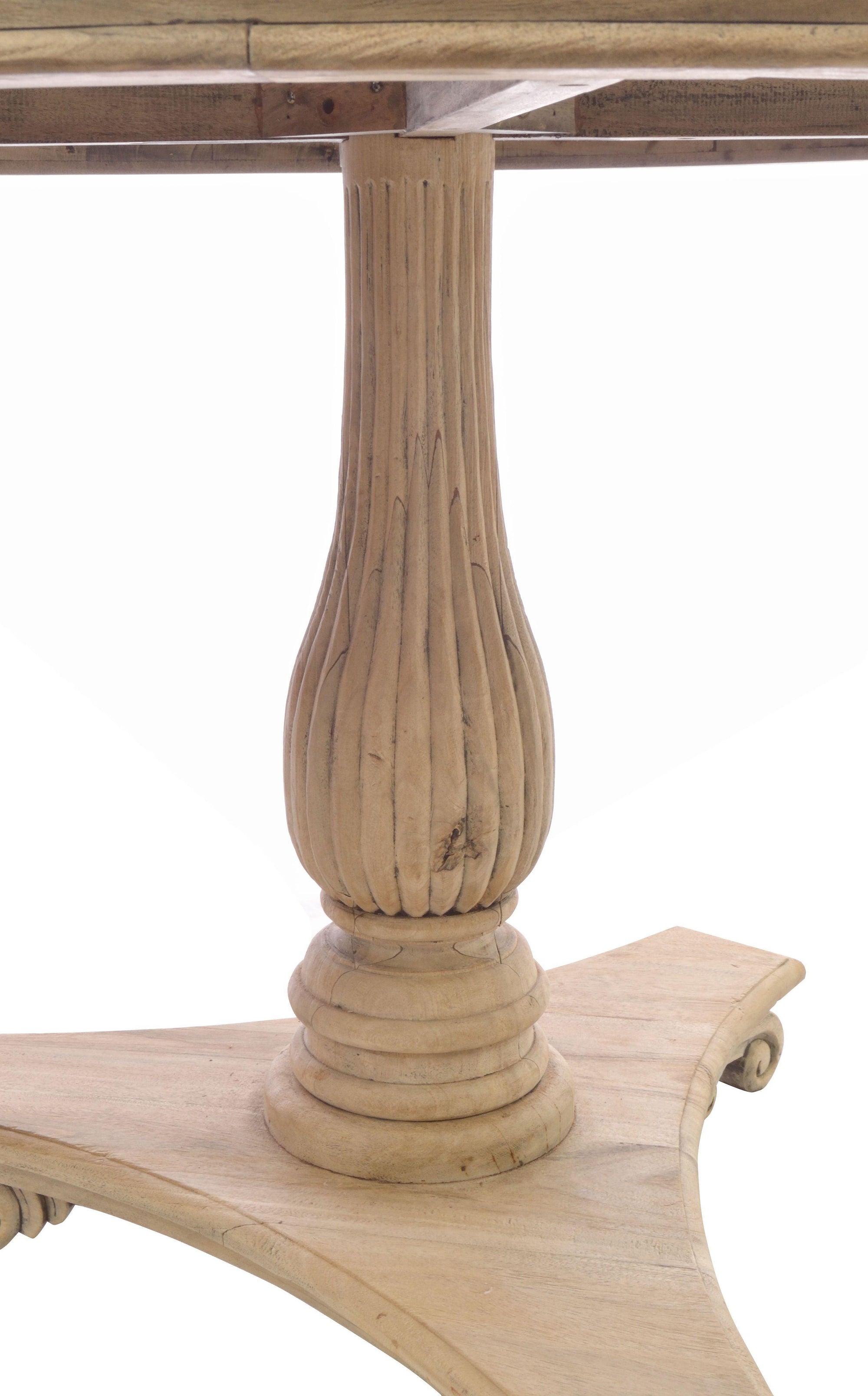 Round Pedestal Acorn Dining Table 120CM