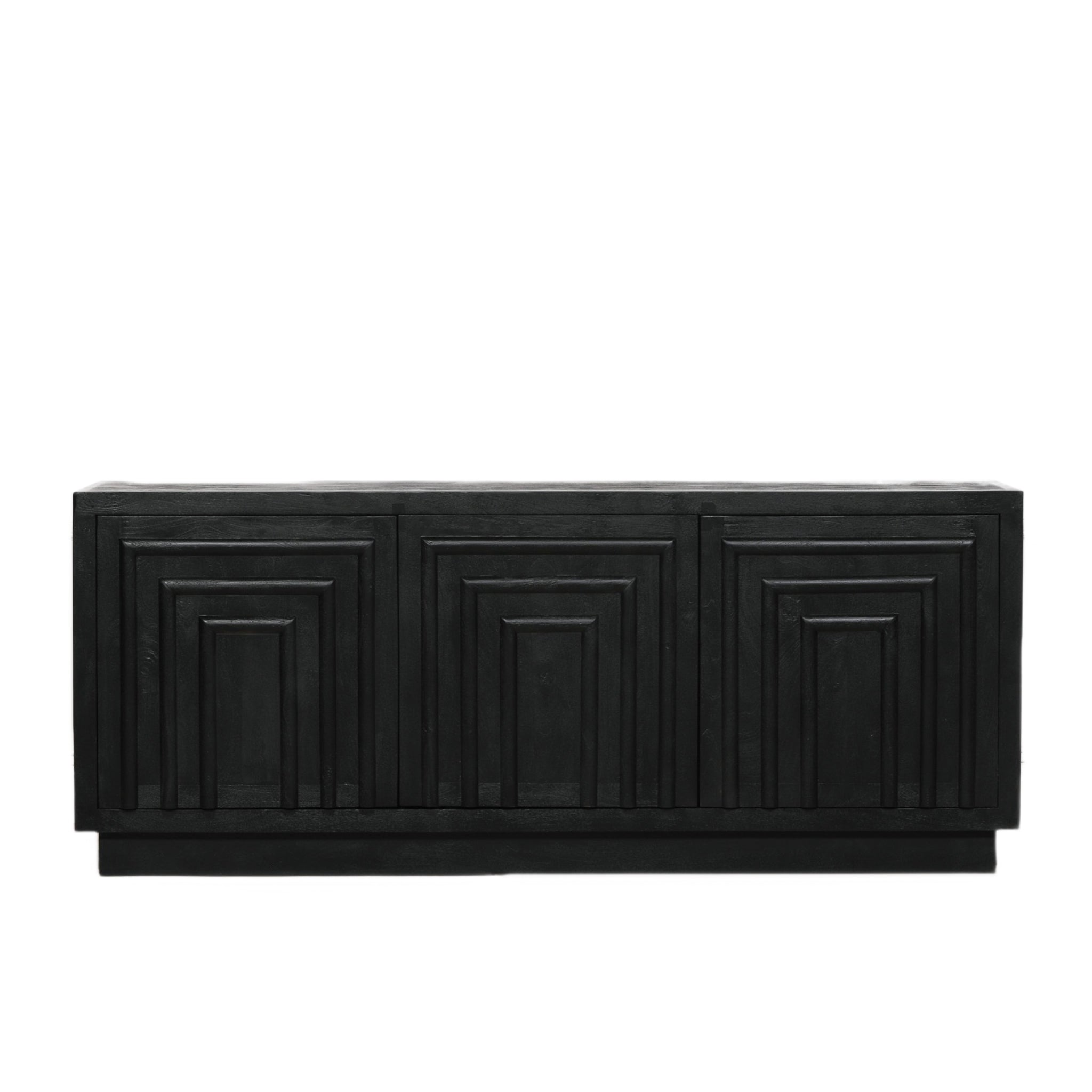 Black mango wood deals sideboard