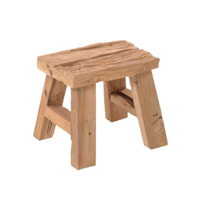 Small Rustic Stool 35cm