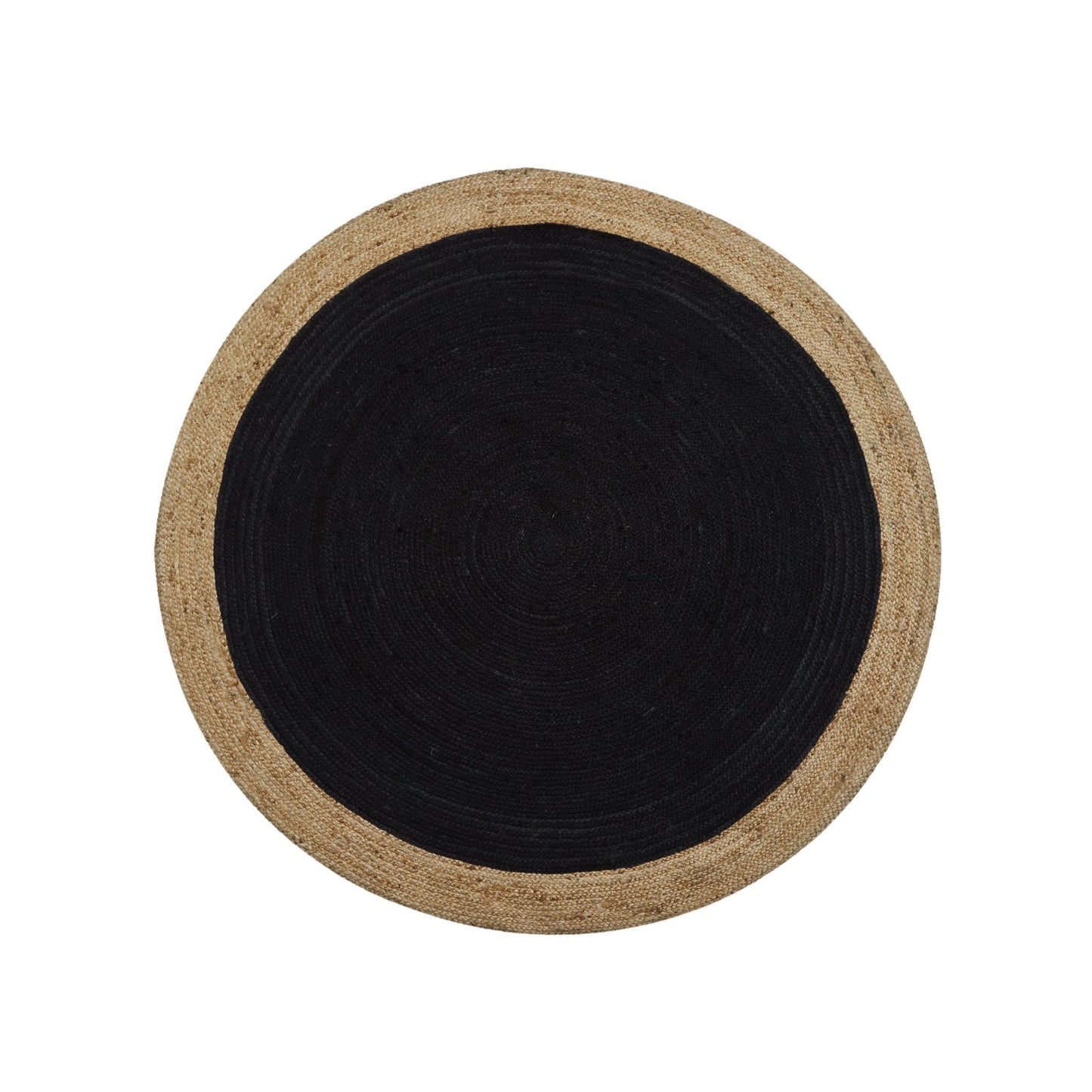 Jaipur Handspun Two-Tone Jute Rug | Round