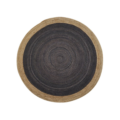 Jaipur Handspun Two-Tone Jute Rug | Round