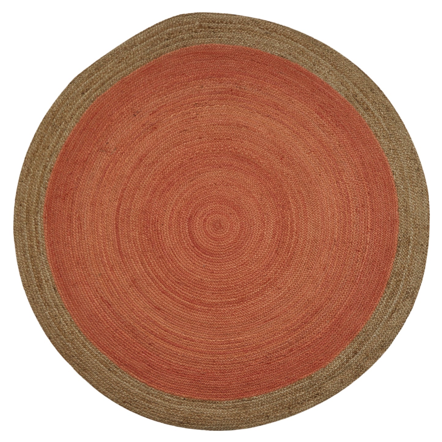 Jaipur Handspun Two-Tone Jute Rug | Round