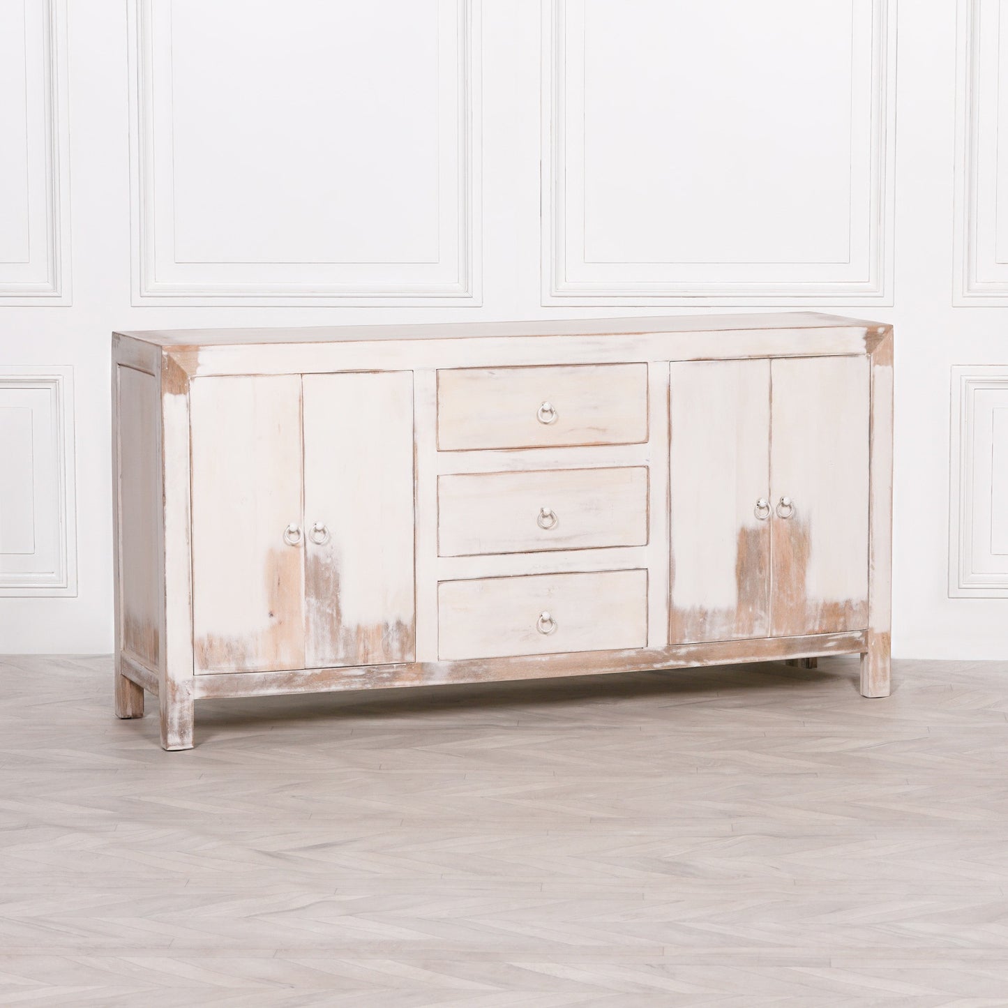 Pura Interiors Naomi Sideboard | Distressed White