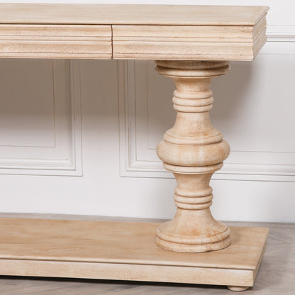 Pura Interiors Blanca Balustrade Console Table | 180 or 240cm