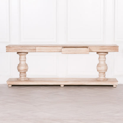 Pura Interiors Blanca Distressed Console Table | 240cm