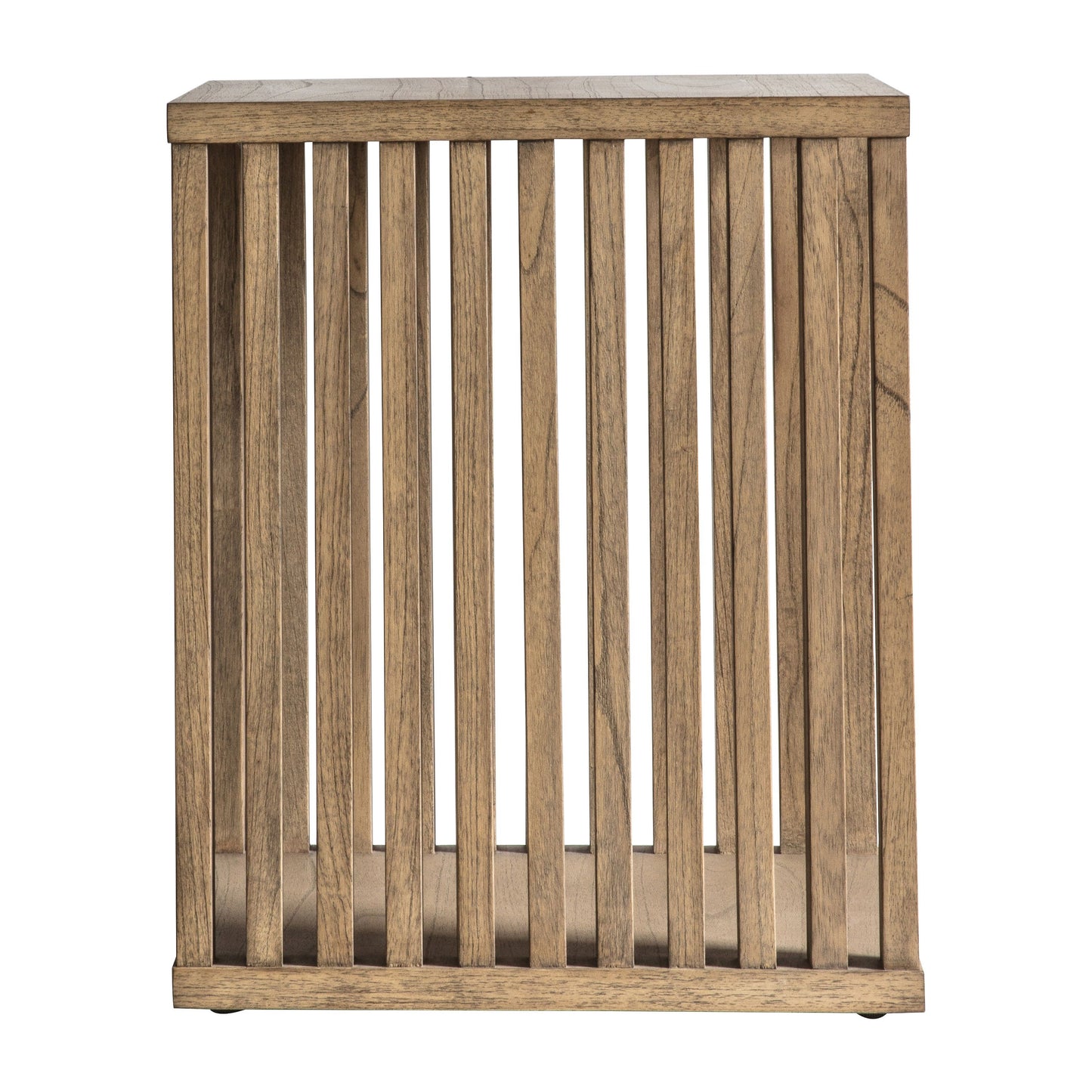 Takumi Mindi Wood Slatted Side Table | Natural