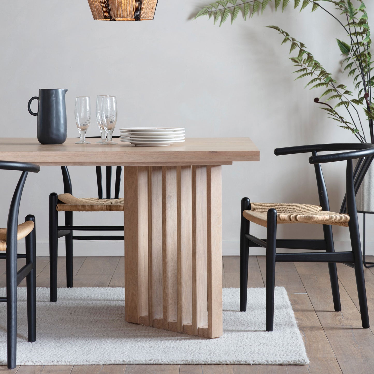 Kyoko Japandi Oak Dining Table