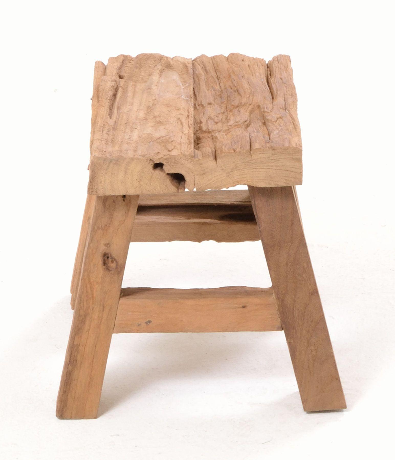 Coastal LivingSmall Rustic Stool 35cm