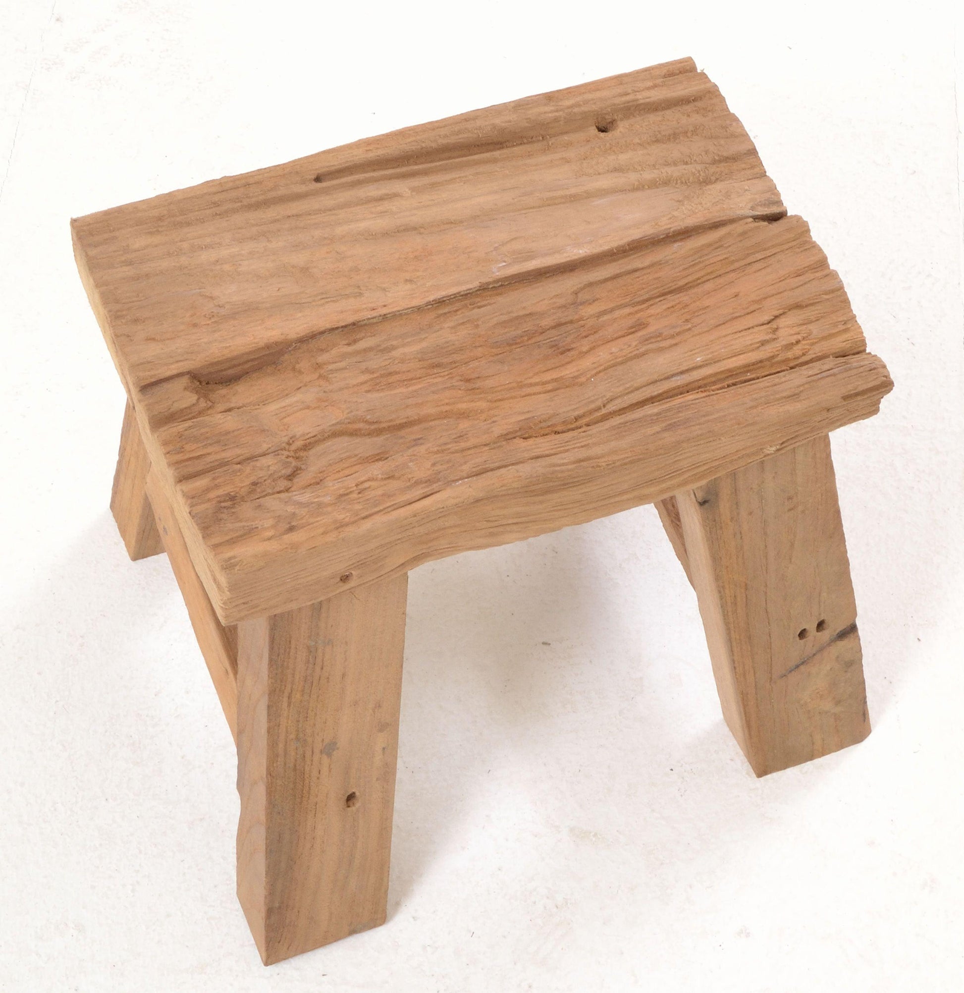 Coastal Living Small Rustic Stool 35cm