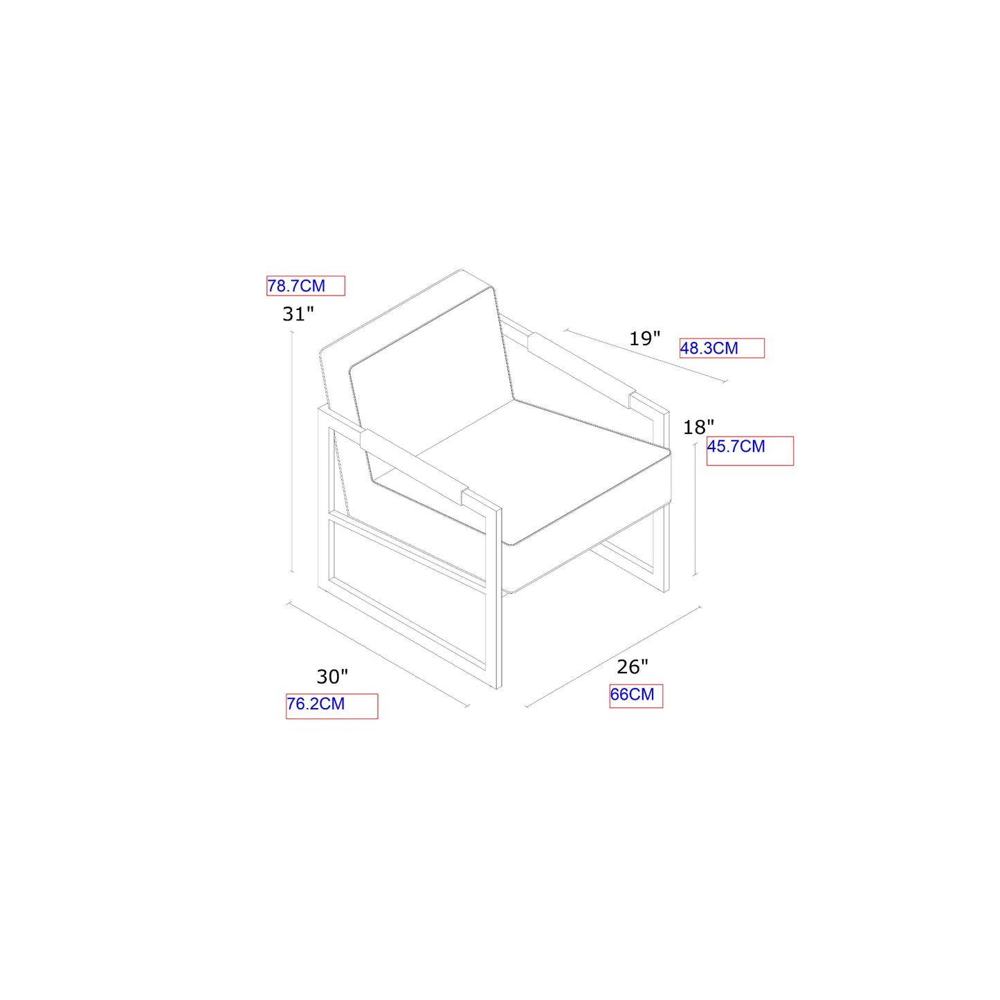 DI Designs Mickleton Occasional Chair | Dark Sage