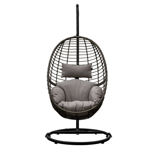 Freestanding Outdoor Hanging Egg Chair