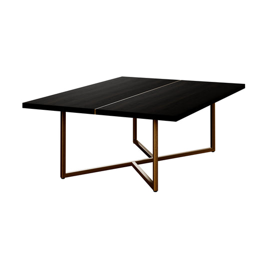 Overbury Rectangular Coffee Table | Brown