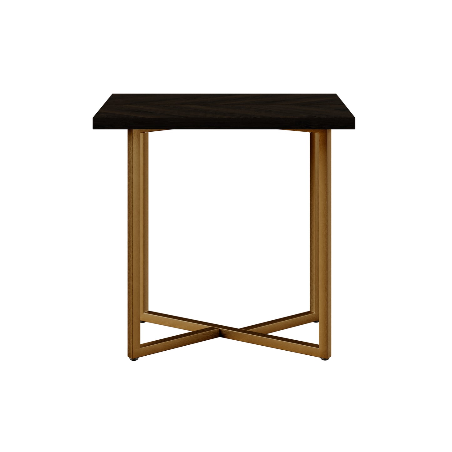 Overbury Rectangular Side Table | Brown