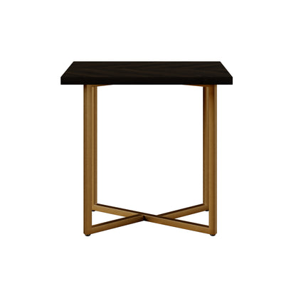 Overbury Rectangular Side Table | Brown