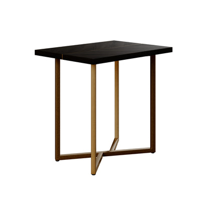 Overbury Rectangular Side Table | Brown