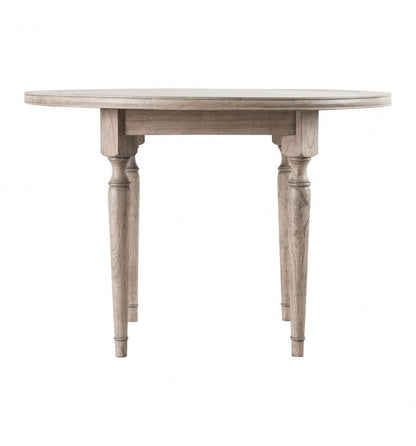 Soma Classic Parquet Circular Dining Table 110cm