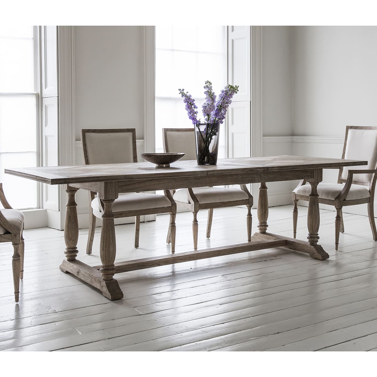 Soma Parquet Extendable Dining Table