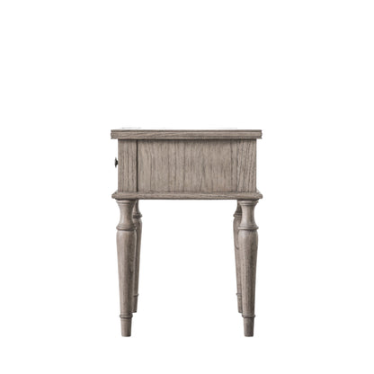 Soma Single-Drawer Rustic Bedside Table