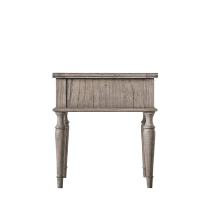 Soma Single-Drawer Rustic Bedside Table