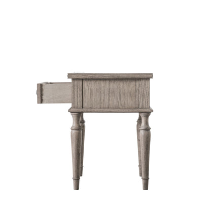 Soma Single-Drawer Rustic Bedside Table