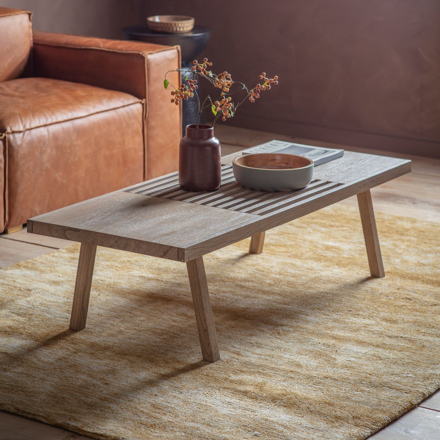 Takumi Mindi Wood Low Coffee Table | Natural