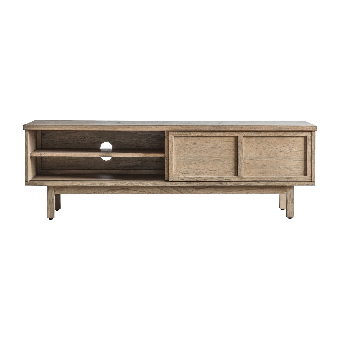 Takumi Mindi Wood and Cane Media Unit | Natural