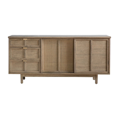 Takumi Mindi Wood and Cane Sideboard 150cm