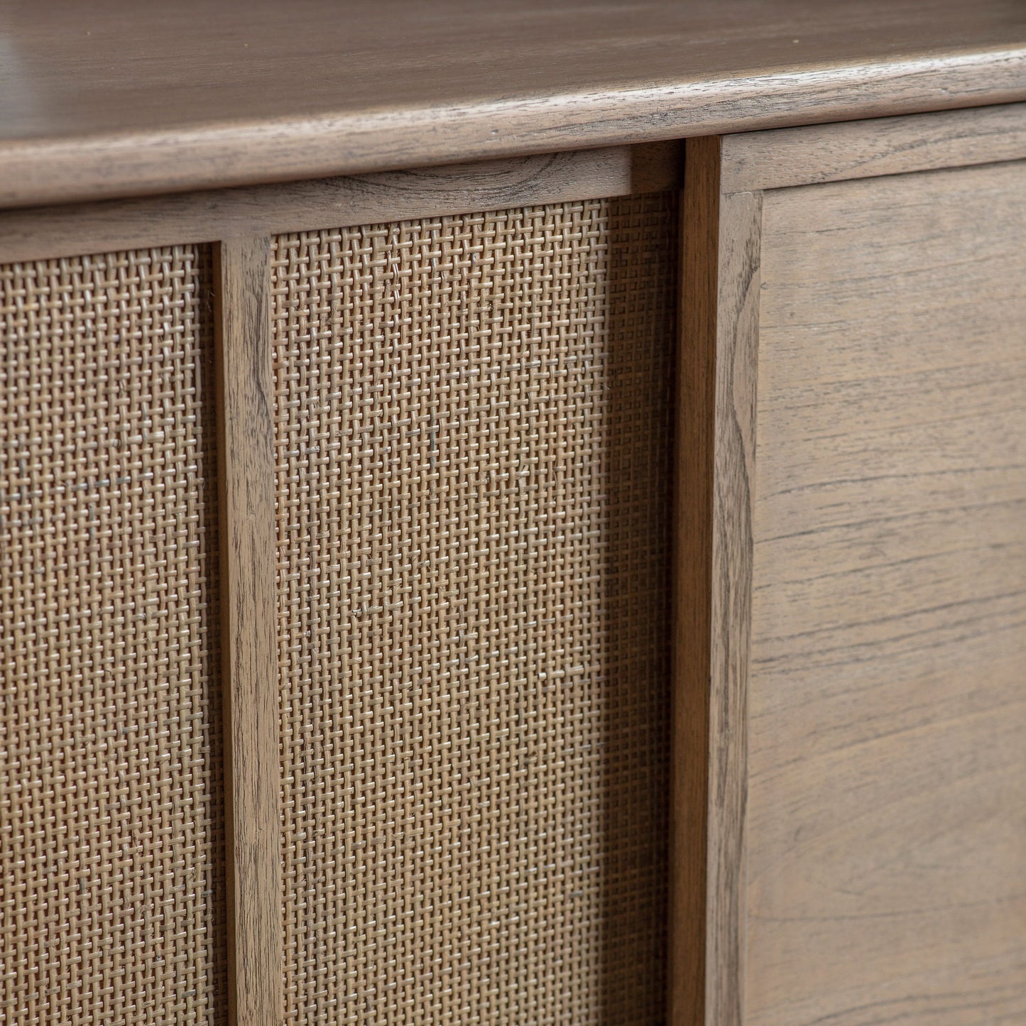 Takumi Mindi Wood and Cane Sideboard 150cm