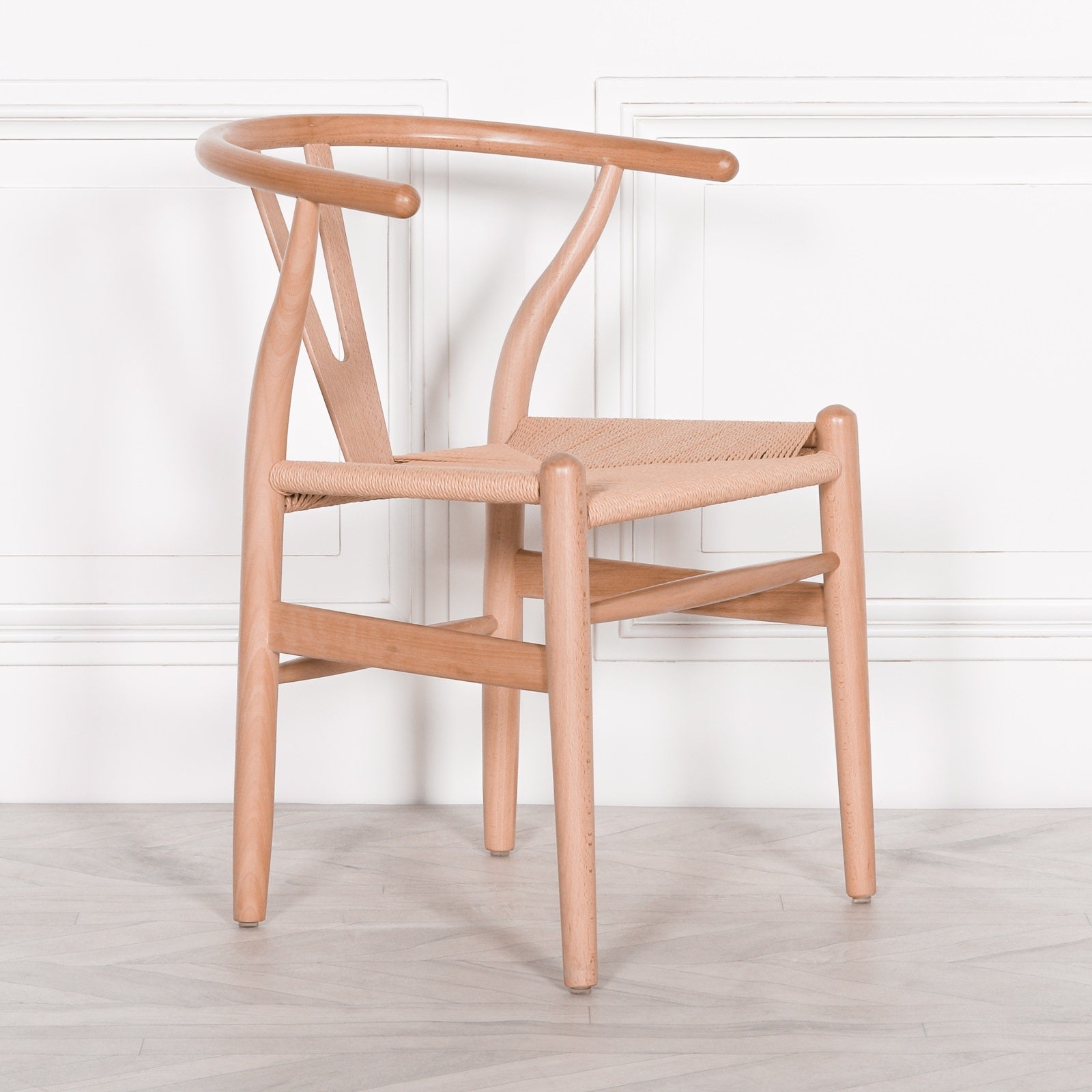 Pura Interiors Berggren Wishbone Dining Chair | Natural Tan