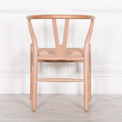 Pura Interiors Berggren Wishbone Dining Chair | Natural Tan