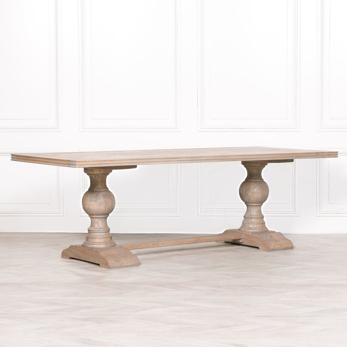 Savannah White Cedar Rustic Dining Table 240cm | Rectangular