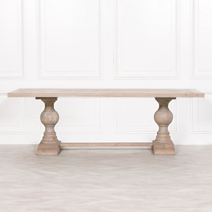 Savannah White Cedar Rustic Dining Table 240cm | Rectangular