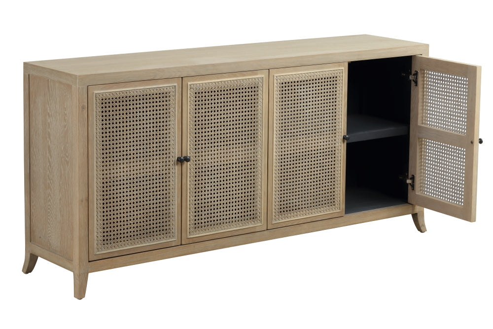 Rustic Witley Sideboard 160cm | Grey Aged Oak