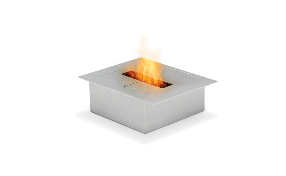 EcoSmart Fire BK5 Ethanol Burner in Stainless Steel