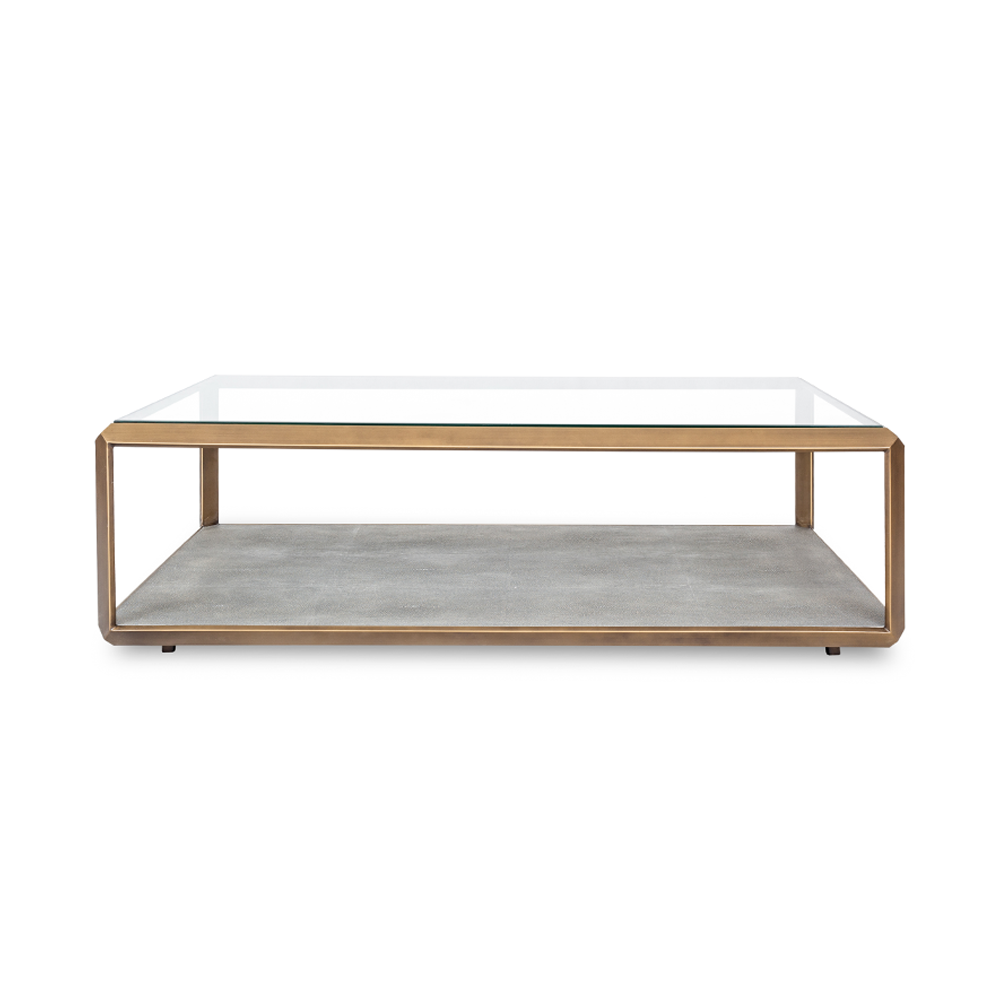 Shagreen shadow deals box coffee table