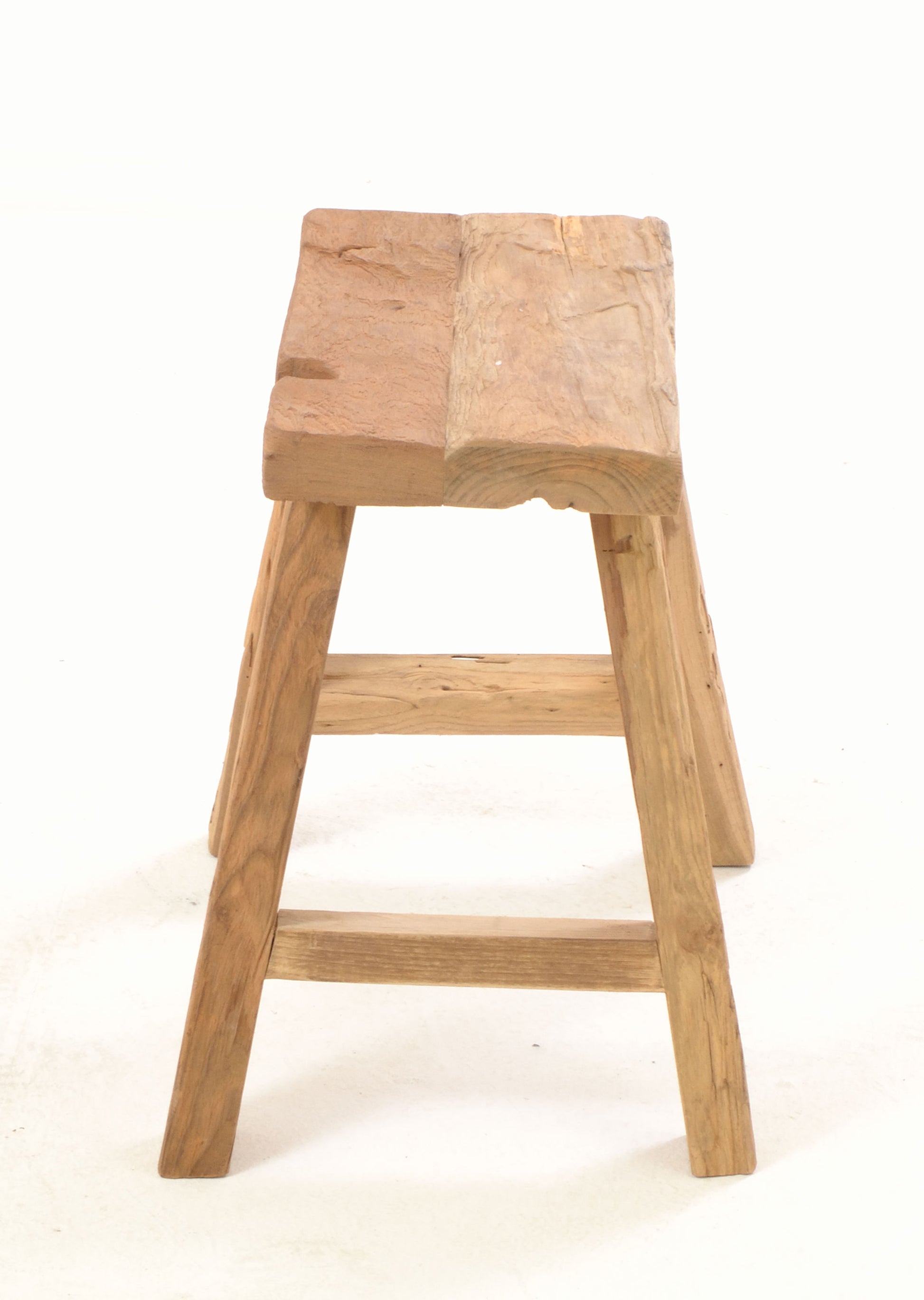 Coastal Living Medium Rustic Stool 50cm Side