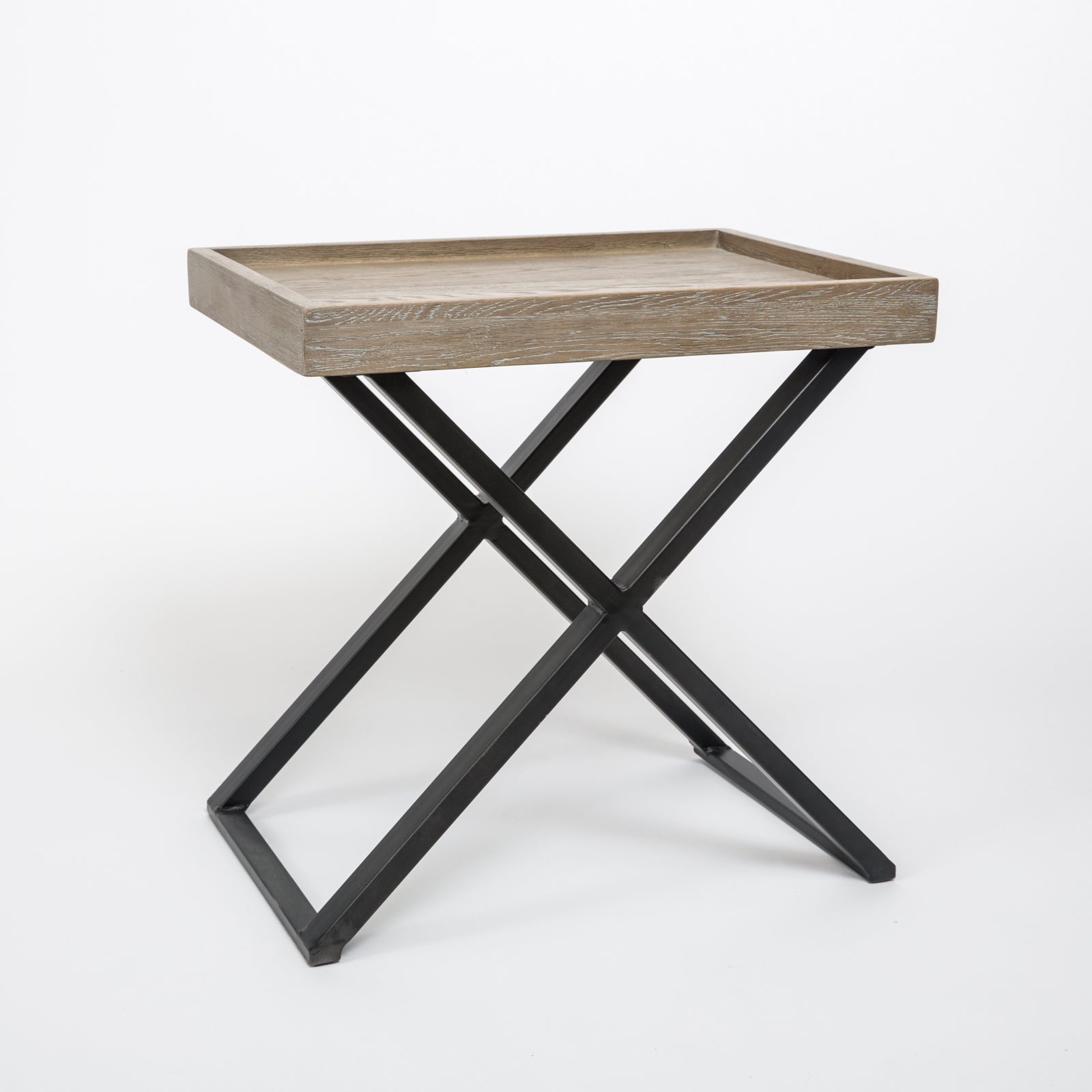 DI Designs Pershore End Table | Grey Aged Oak