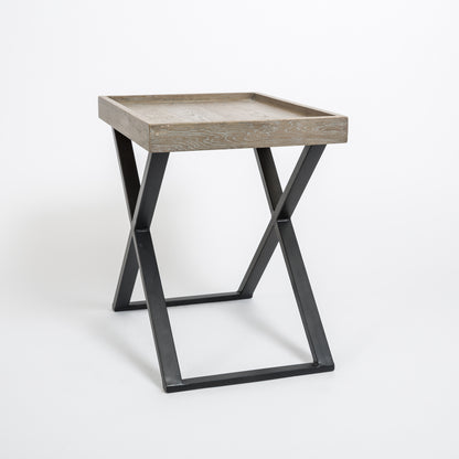 DI Designs Pershore End Table | Grey Aged Oak